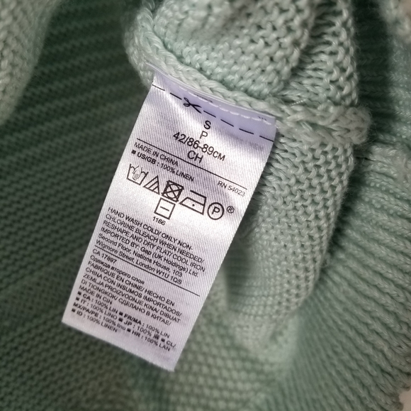 Banana Republic 100% Italian Linen Mint Sweater - Picture 6 of 6